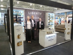 Liberty and Green - Exhibition Stand - Olympia - Indepenent Hotels Roadshow