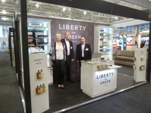 Liberty and Green - Exhibition Stand - Olympia - Indepenent Hotels Roadshow